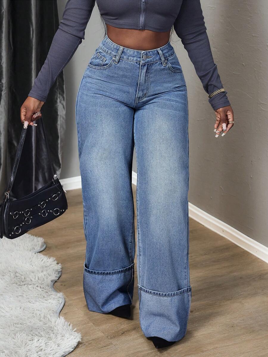 Faye Straight-Leg Jeans
