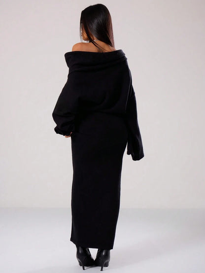 Mutheera Knit Skirt Set