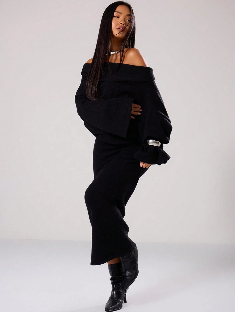 Mutheera Knit Skirt Set