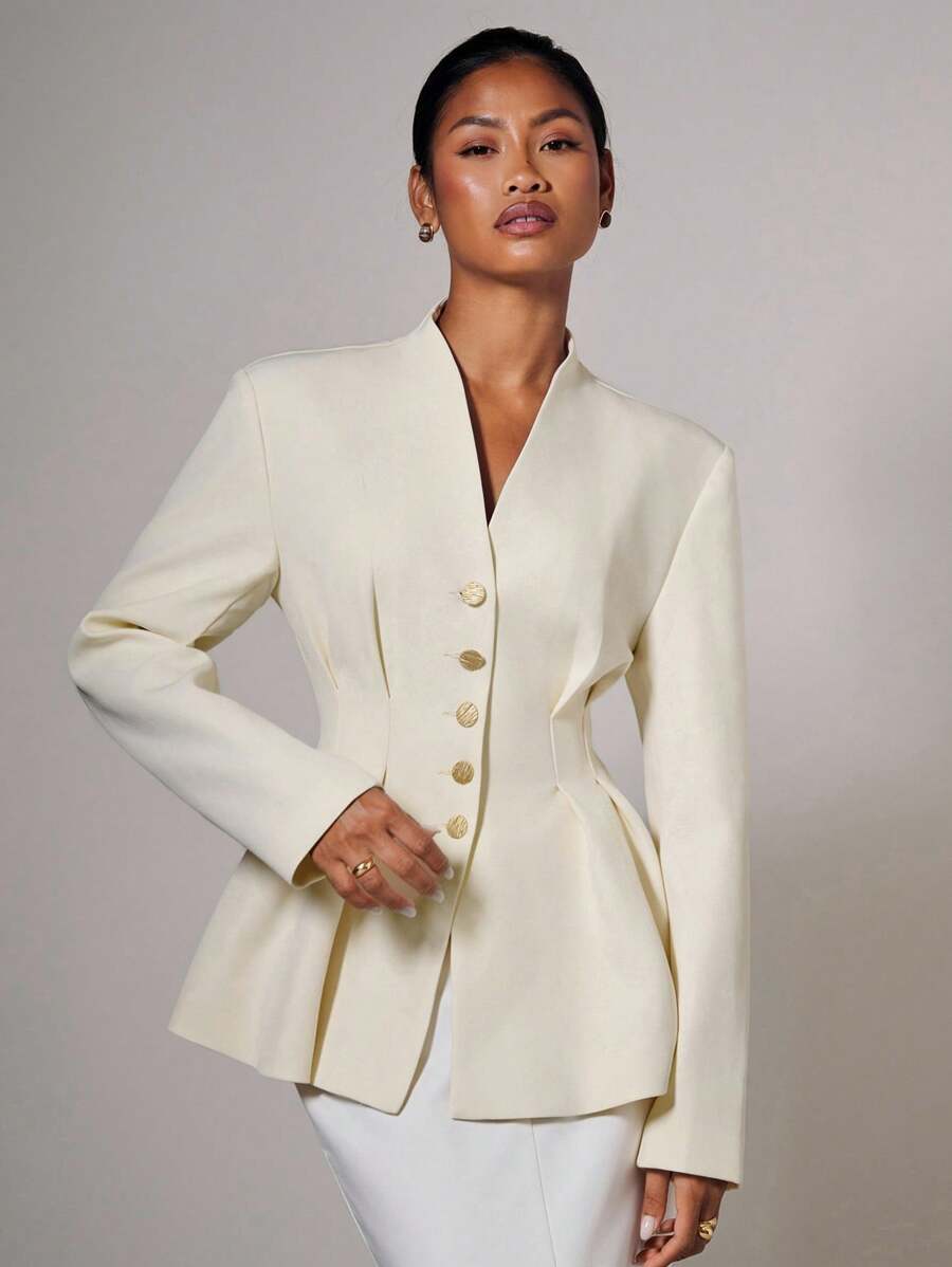 Ruqaya Waist Cinching Blazer