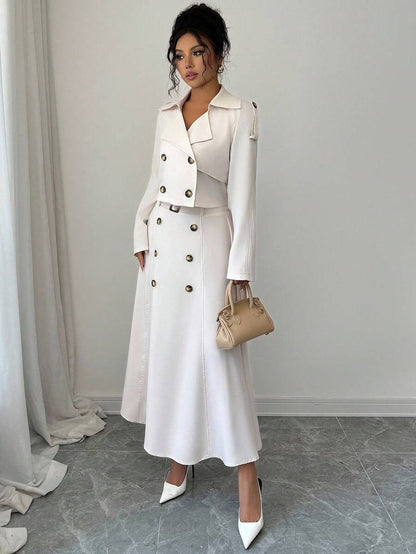 Lina Cropped Skirt Set