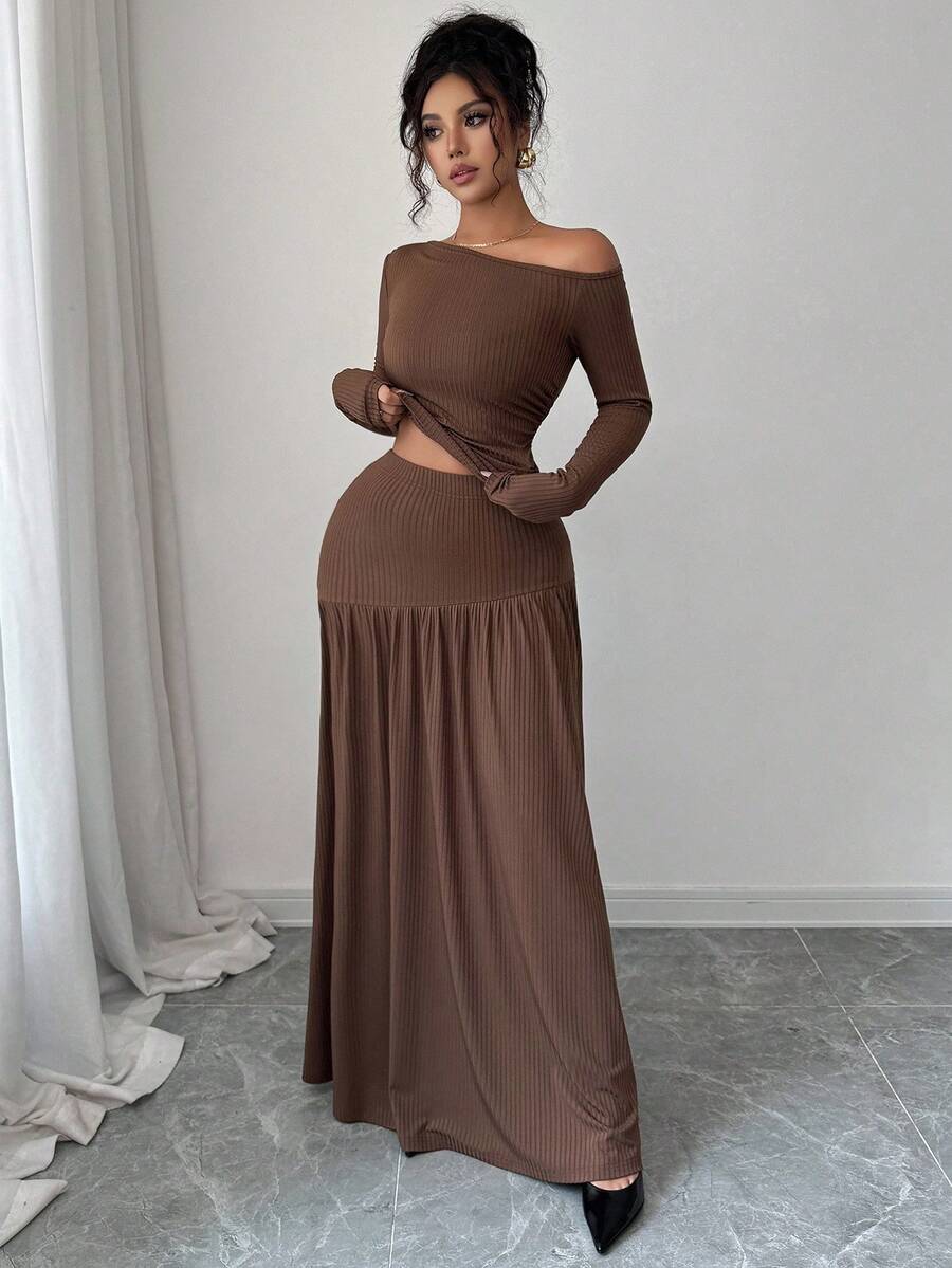 Brina Long Skirt Set