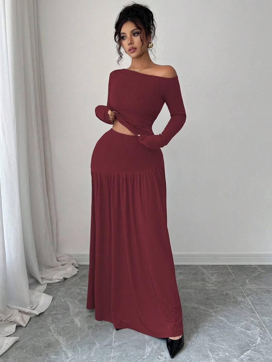 Brina Long Skirt Set