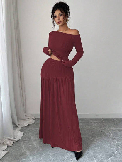 Brina Long Skirt Set